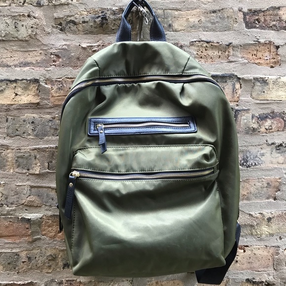 steve madden olive green backpack